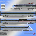 Amtrak X2000 Tilt Trainset