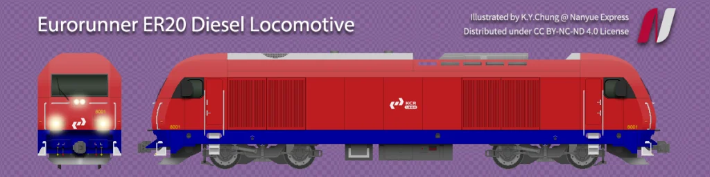 KCR Siemens Eurorunner ER20 Diesel Locomotive