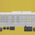 KCR EMD G16 Diesel Locomotive (80s Color Scheme)