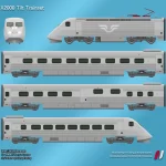 SJ X2000 Tilt Trainset