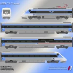 SJ X2000 Tilt Trainset