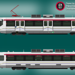 MTR Light Rail ComEng Train (Refurbished)