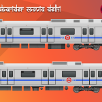 Delhi Metro Bombardier MOVIA Stock (Blue)