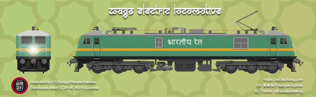 Indian Railways WAG9 Locomotive