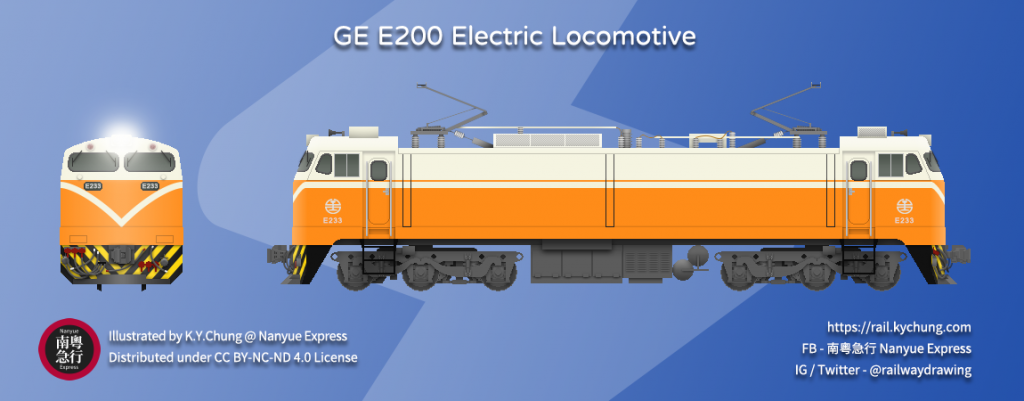 TRA GE E42C Electric Locomotive