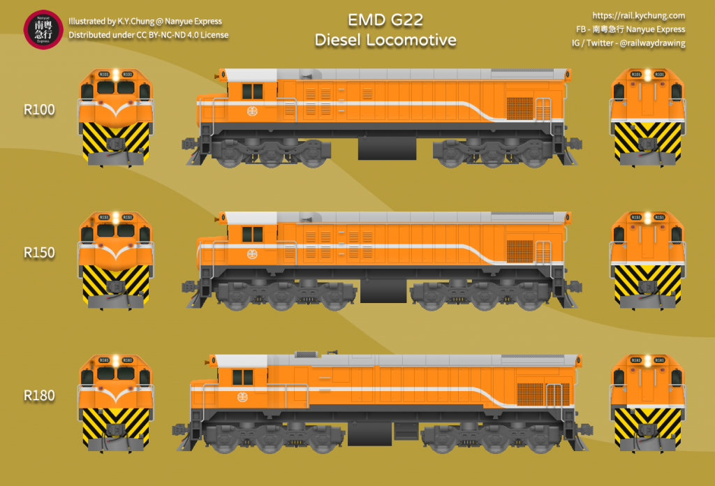 TRA EMD G22 Diesel Locomotive