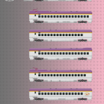 新幹線E4系電車新塗装(海側)
