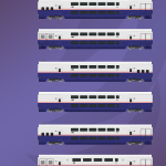新幹線E4系電車(新塗装)