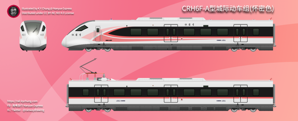 中國鐵路高速CRH6F(懷密色)