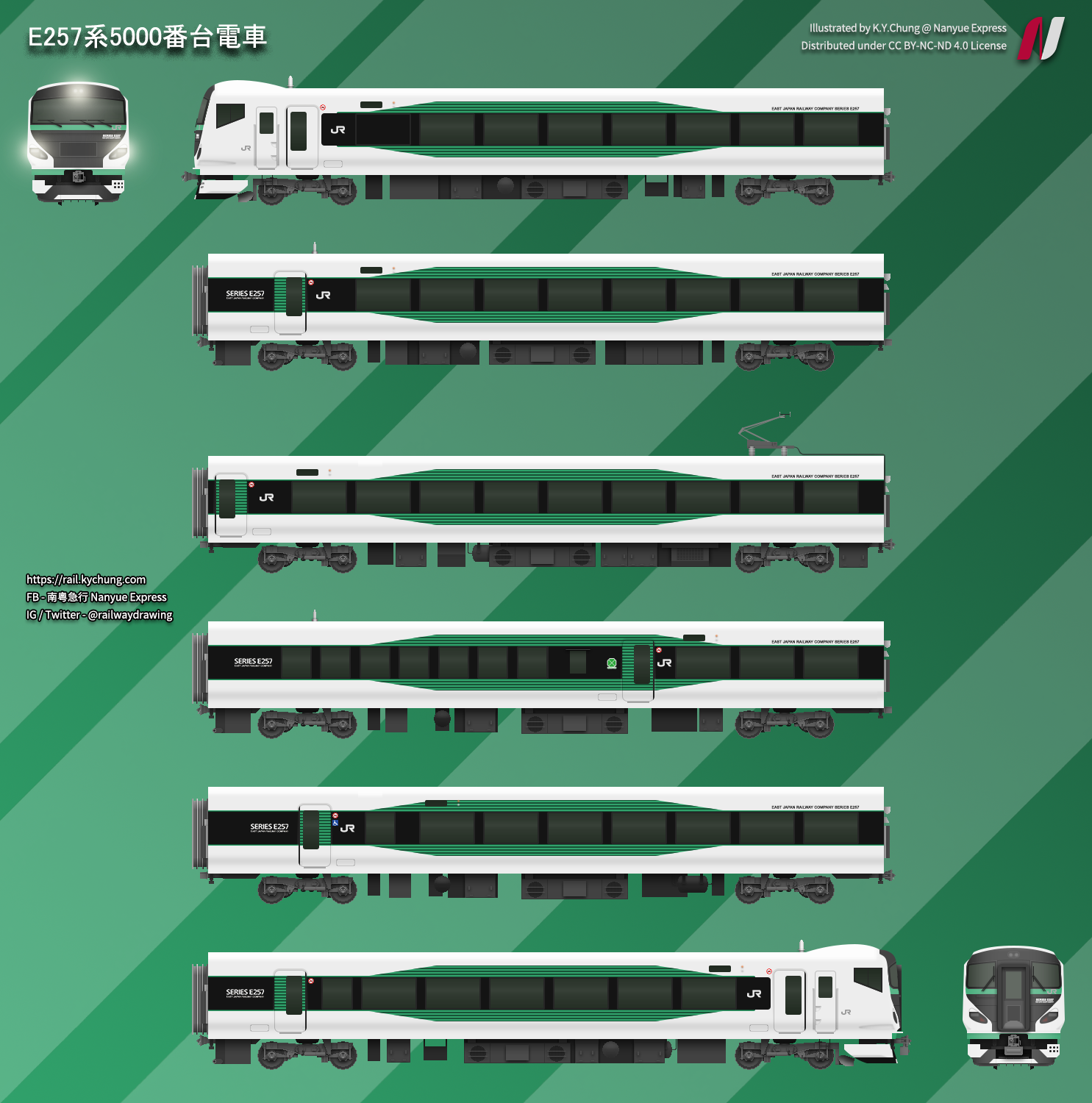 JR East E257-5000 Series - Nanyue Express