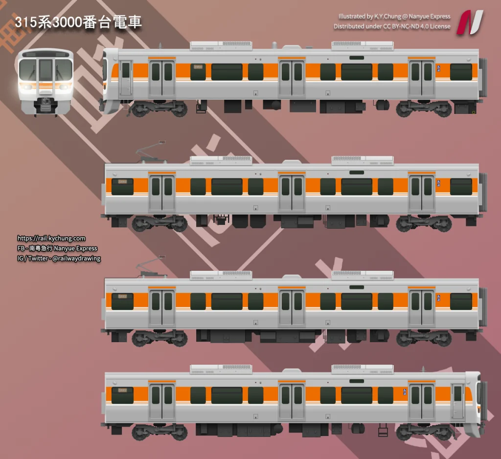JR東海315系3000番台電車